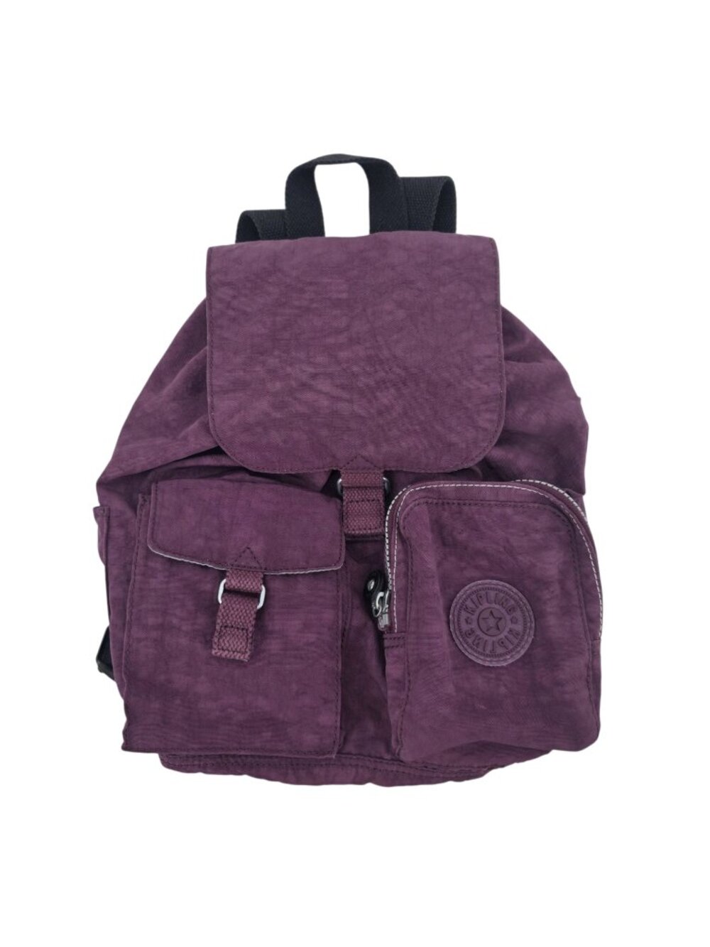 Kipling Lovebug Small Backpack Drawstring Purple Tie Dye Backpack